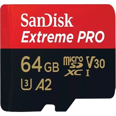 Sandisk 64 GB Sandısk SDSQXCU-064G-GN6MA Extreme Pro Mıcro