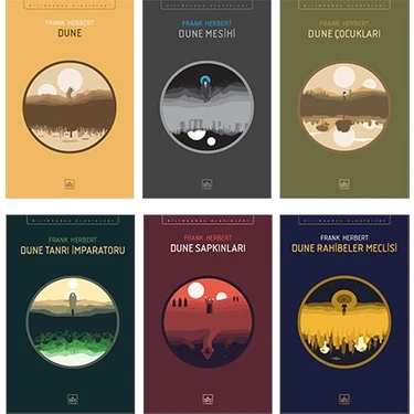 İthaki Yayınları İTHAKİ YAYINCILIK Dune 6 Kitap Takım Frank Herbert Ciltsiz Durumda Edebiyat