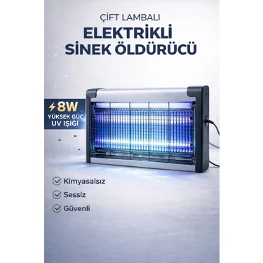 Mo Dou Elektrikli Sinek Kovucu Uv Işıklı Sivrisinek Tuzağı Sessiz Etkili Böcek Öldürücü