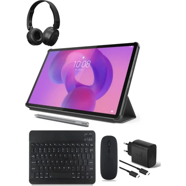 Lenovo Idea Tab 8gb 128GB 11" gri2.5k Tablet+Kılıf+Kalem+Klavye+Mouse+Snopy Wirelees Kulaklık+şarj