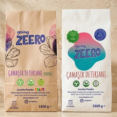 Going Zeero 2'li Çamaşır Deterjanı Seti - Renkliler & Beyazlar