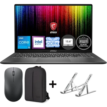 MSI Msı Modern 15 F13MG-869XTR Intel Core I5 1334U 8gb 512GB SSD Windows 11 Pro 15.6" Fhd