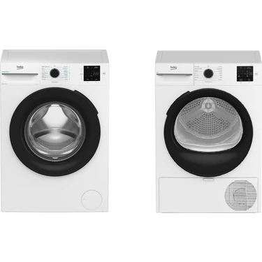 Beko Cmx 8100 8 kg Çamaşır Makinesi + Kmx 82 8 kg Kurutma