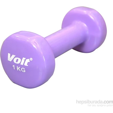 Voit Dipping Dambıl 1 Kg Mor Ergonomik Tasarım Dayanıklı Fitness