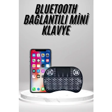 Marsilyan Kablosuz Türkçe Q Klavye Rgb Işıklı Televizyon Ps3 Dokunmatik