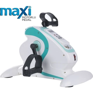 Maxi Motorlu El Kol Ayak Egzersiz Pedalı Ev Tipi Elektrikli Bisiklet Beyaz Renkli