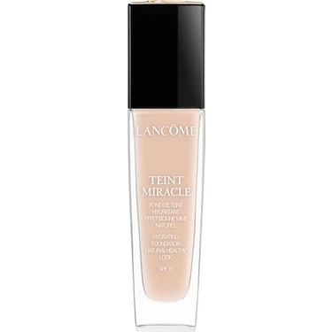 Lancome Teint Miracle Fondöten 02 Lys Rose 30 ml SPF 15 Pürüzsüz Görünüm ve Kadifemsi