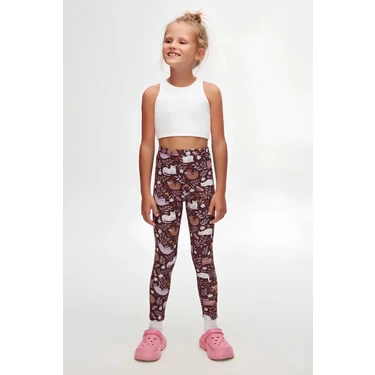 Lovetti Lazy Cat Kız Çocuk Desenli