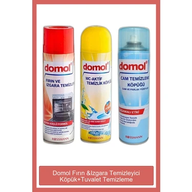Domol Fırın & Izgara Temizleyici Köpük 500 ml Beyaz Renkli Derinlemesine Temizlik İçin