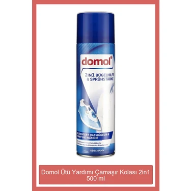 Domol 2in1 Ütü Yardımı & Çamaşır Kolası 500 ml Pratik Kullanım İçin Ütüleme