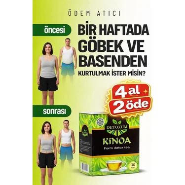 Bahar Detox İLK HAFTADA HAFİFLE!! kinoa Bitki detox Çayı Form Kino’lı Çayı detoks zayıflama