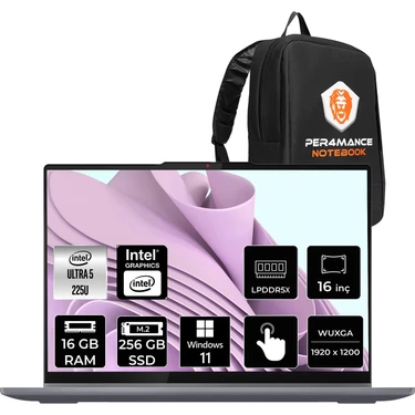 Lenovo Ideapad 5 Intel Core Ultra 5 225U 16GB 256GB SSD 16 Fiyatı