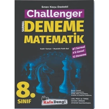 Kafa Dengi Yayınları 8.Sınıf Challenger Matematik 12'li