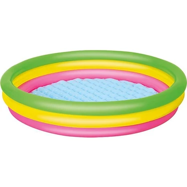 Bestway 3 Boğumlu Şişme Havuz 152x30 cm Eğlenceli Renk Seçenekleriyle Yaz