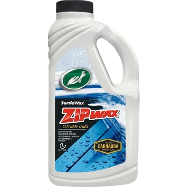 Turtle Wax Cilalı Oto Yıkama Şampuanı Zip Wax Konsantre 1 Litre Üstün Parlaklık & Koruma 60 Yıkama