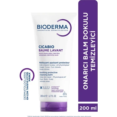Cicabio Cleansing Balm Hasar Görmüş Ciltler Için Onarıcı Balm Dokulu Temizleyici 200