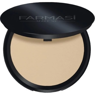 Farmasi 14 gr Kompakt Pudra 02 Beyaz Renk ile Cilt İçin Mat ve Kapatıcı