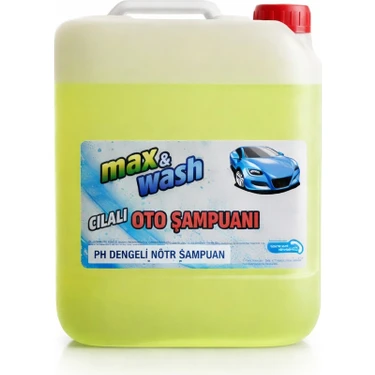 Max&Wash Max Wash Ph dengeli-nötr yoğun köpüklü oto şampuan