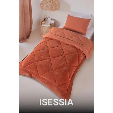 Isessia Lüks Wellsoft Çift Taraflı Yumuşak 4 Mevsim Konfor Yorgan Seti | Yorgan | Uyku Seti 155 x