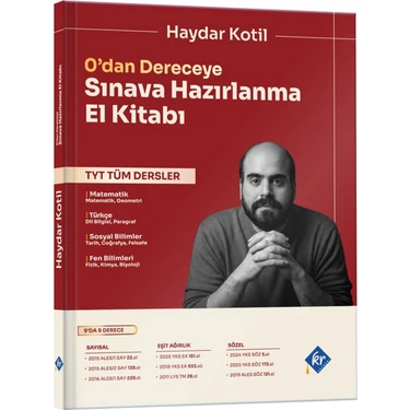 Kr Akademi Yayınları Haydar Kotil 0'dan Dereceye Tyt Tüm Dersler Sınava Hazırlanma El