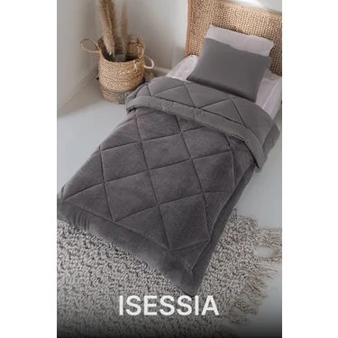 Isessia Lüks Wellsoft Çift Taraflı Yumuşak 4 Mevsim Konfor Yorgan Seti | Yorgan | Uyku Seti 155 x