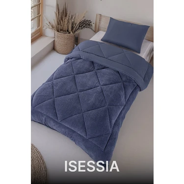 Isessia Lüks Wellsoft Çift Taraflı Yumuşak 4 Mevsim Konfor Yorgan Seti | Yorgan | Uyku Seti 155 x