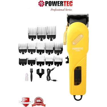 Powertec TR-3000 Profesyonel Şarjlı Saç Sakal Tıraş