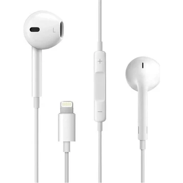 Teknofone Iphone Uyumlu Lightning Giriş Kablolu Mikrofonlu Kulaklık Tüm Iphone 7 8 x Xr Xs Se 11 12