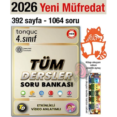 Tonguç Akademi 4. Sınıf 2026 Tüm Dersler Soru
