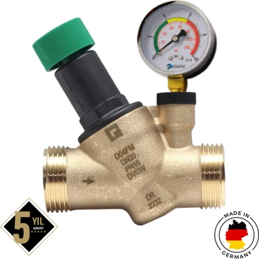 Resideo Braukmann (Honeywell) 3/4" Su Basınç Düşürücü Vana - Manometre Hediyeli -
