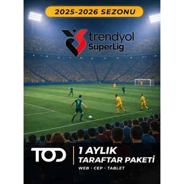 Tod Tv 1 Ay 3 Ekran (TARAFTAR Paketi) (Web Ceb