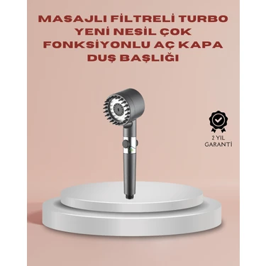 Hayat Store Filtreli Masaj Özellikli Duş Başlığı Aç Kapa Tuşlu -