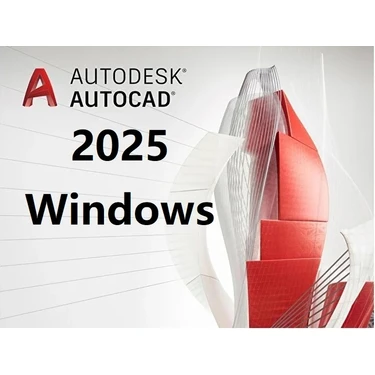 Autodesk Autocad 2025 (Windows) - 1 Pc 2 Yıl Lisans (Kısıtlamasız