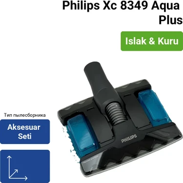 Philips Xc 8349 Aqua Plus Islak & Kuru Başlık Aksesuar Seti Fiyatı