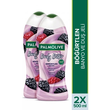 Palmolive Body Butter Böğürtlen Keyfi Banyo ve Duş Jeli 500 ml x 2