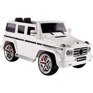 Babyhope Baby Hope 439 Akülü Jeep Sedef Beyaz 12 V Uzaktan Kumandalı Yarış Arabası 30 kg