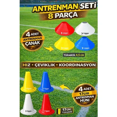 Liggo 4lü Antrenman Hunisi 4lü Antrenman Çanağı 8 Parça Antrenman