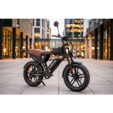 Ape Ryder Genon Ultra 750W Elektrikli Bisiklet Ayna Çanta ve El Gazı