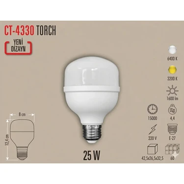 Cata Ct 4330 25 W LED Ampül
