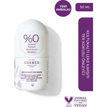 Cosmed Koltukaltı Leke Karşıtı - Ter Kokusu Önleyici Deodorant /ALIGHT DEODORANT DRY SERUM 50