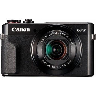 Canon Powershot G7 X Mark II Siyah Fotoğraf Makinesi 20,1 MP 4K Video Çekim