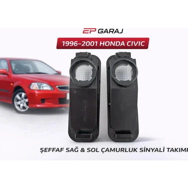 EP Garaj Honda Ies Civic 1996-2001 Model Beyaz Şeffaf Fiyatı