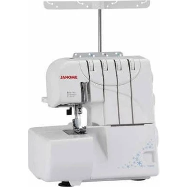 Janome TR3000 Taşınabilir Overlok Makinesi, Elektronik 4 İplik Özelliği ile Hızlı ve Kolay