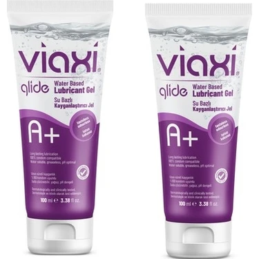 Viaxi Glide A+ Ekstra Kayganlaştırıcı Jel 100 ml Su Bazlı Özellikleriyle Uzun Süreli
