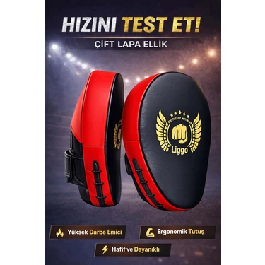 Liggo Strike Boks Lapası Çift Ellik Boks Elliği Boks Lapa Kick Boks Muay Thai Vuruş