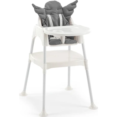 WellGro Angel Gri Pedli Çalışma Masalı Mama Sandalyesi 6 Ay - 3 Yaş Arası Kullanım