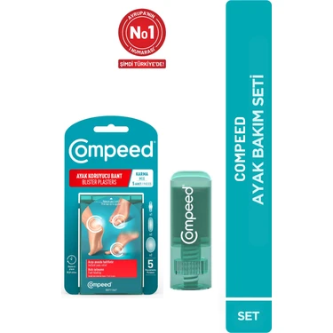 Compeed Sürtünme Önleyici Stick & Acıyı Hızla Hafifleten Hidrokolloid Ayak Koruma ve Yara Bandı