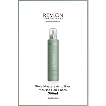 Revlon Style Masters 300 ml Amplifier Mousse Hacim Verici Köpük Saç Bakım Ürünü İle Dolgunluk