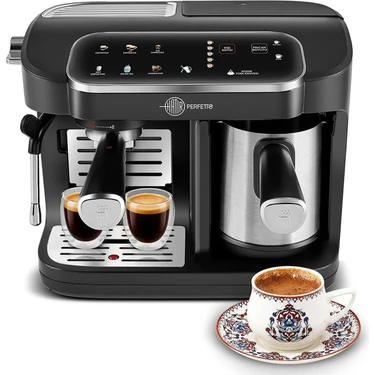 Karaca Hatır Perfetto Dijital ve Dokunmatik Ekranlı Espresso ve Türk Kahve