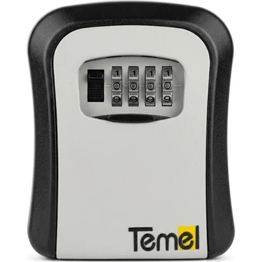Temel Metal Şifreli Anahtar Kutusu, Duvara Montajlı, Kapaklı Dış Mekân Anahtar Saklama